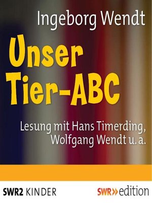 cover image of Unser Tier-ABC